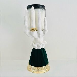 NEW HALLOWEEN Bath and Body Works BBW Witch Hand Candle Holder
